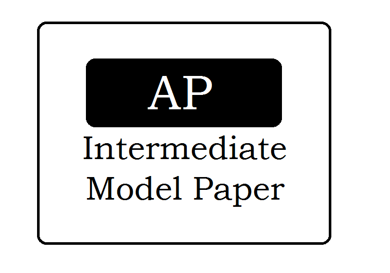 AP Inter 1st & 2nd Year Model Papers 2021