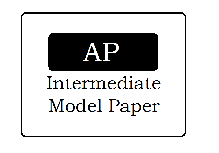 AP 1st & 2nd Year Model Papers 2024