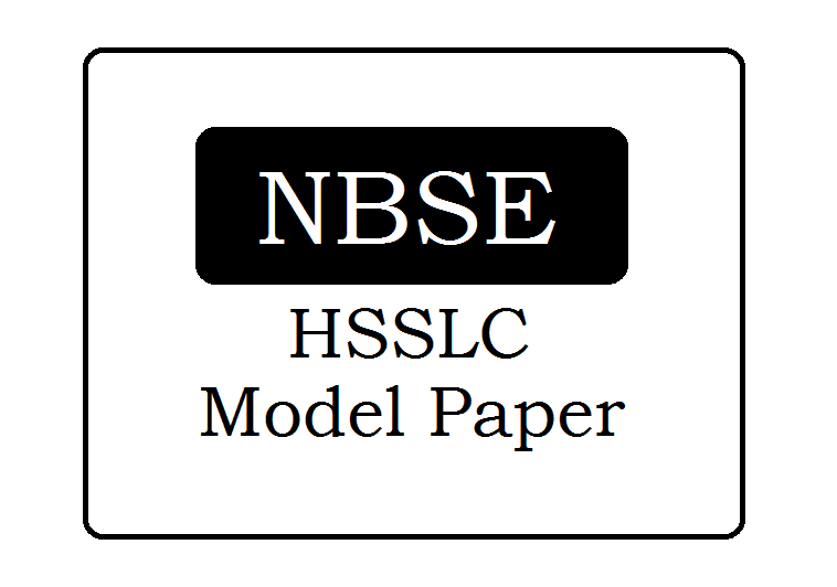 NBSE 12th Model Paper 2024