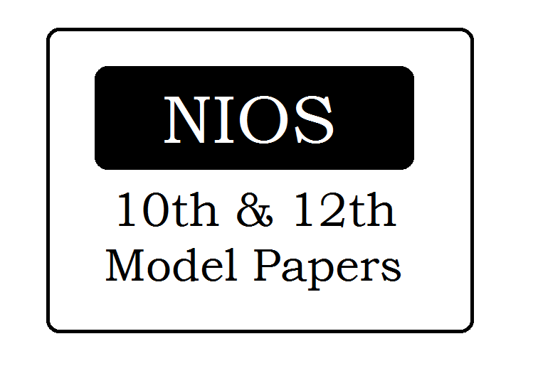 NIOS Model Paper 2024