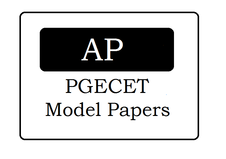 AP PGECET Question Papers 2021