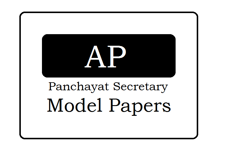 AP Panchayat Secretary Previous Year Papers 2023