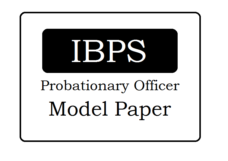 IBPS Model Papers 2024