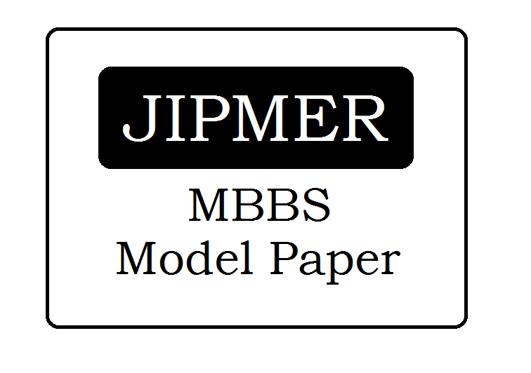 JIPMER MBBS Sample Paper 2021