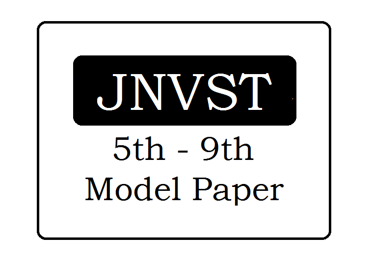 JNVST Model Papers 2024