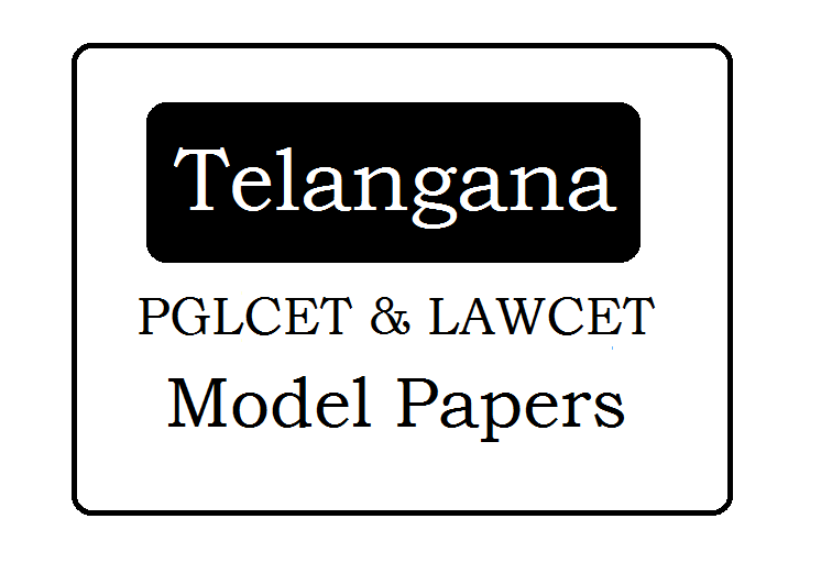 TS PGLCET & LAWCET Model Papers 2024