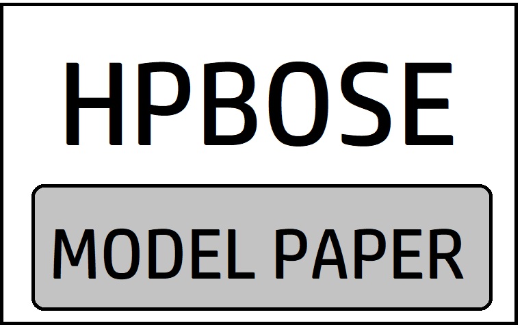 HPBOSE Model Paper