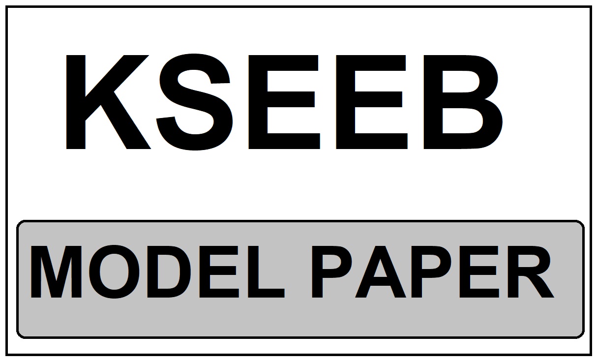 KSEEB Model Paper
