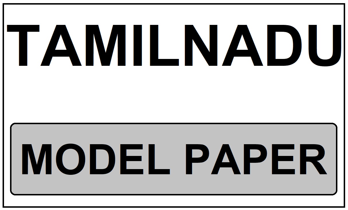 Tamilnadu Model Paper